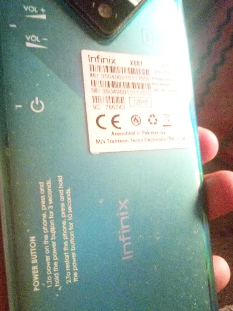 infinix zero 8i new condetion 6