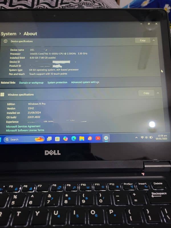 Dell latitude E7450 touch 5