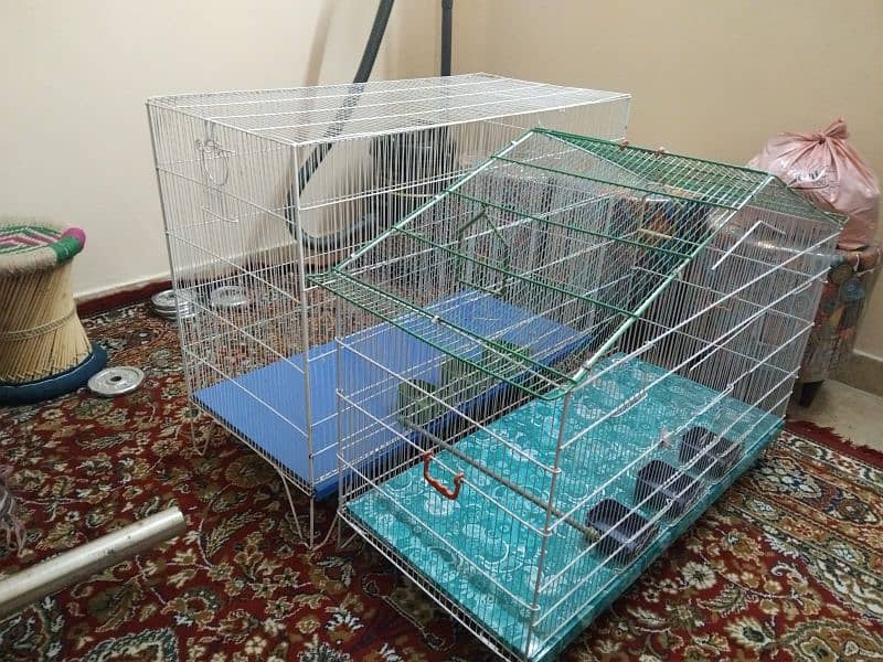 big size new cages for parrots , hen etc 0