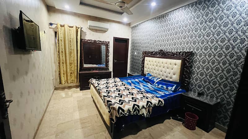 One bedroom furnished apartments available for rent in bahria towan Rawalpindi 1