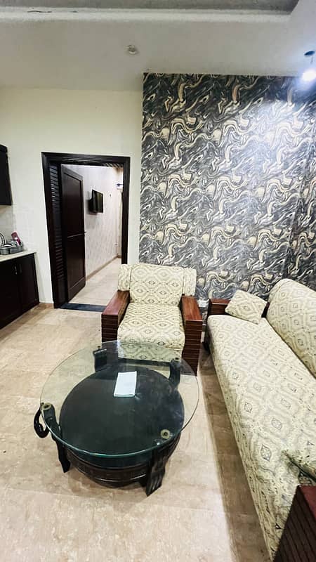 One bedroom furnished apartments available for rent in bahria towan Rawalpindi 4