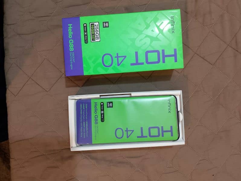 Infinix Hot 40 , 16 / 256 , 16GB RAM / 256 ROM , With Box 6