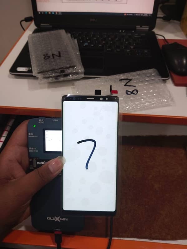 Samsung note 8 original doted shaded panels 6