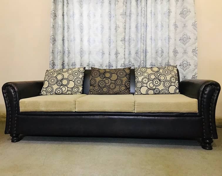 Sofa Set 7 seater molty foam on sheesham wood 0