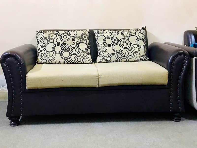 Sofa Set 7 seater molty foam on sheesham wood 1