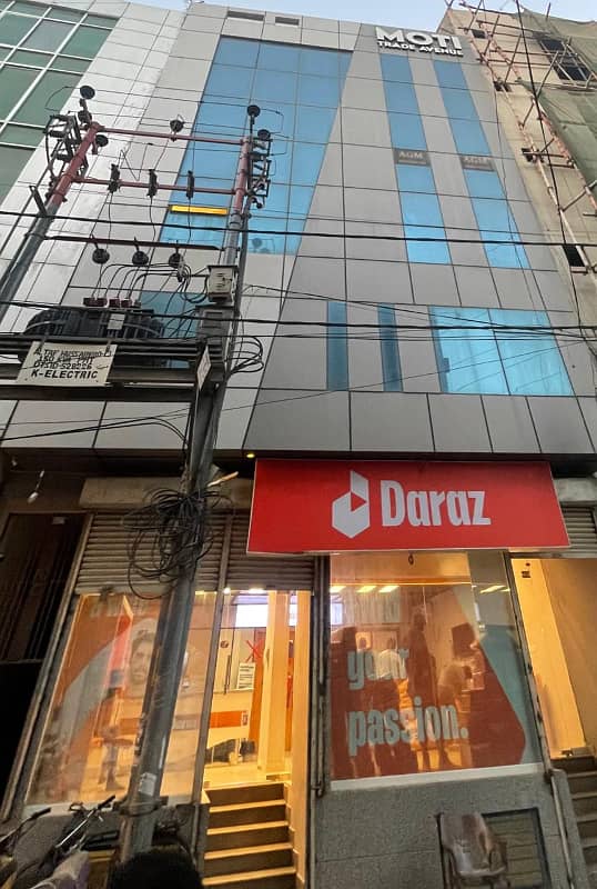 Dha Ph 2 (ext) | Upper Floor Slightly Used 700 Sqft Office Floor For Rent | Modern Elevation | Lift | Ideal Space For Offices, Clinics, Institutes, It Firms | Reasonable Rent | 1