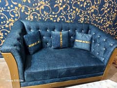 Sofa set with cushions in brand new condition.