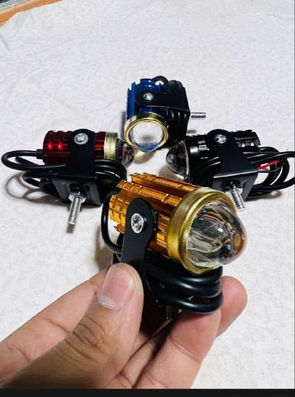 (1pcs) New Mini Driving Fog Light for All Motorcycle, Cars, 2