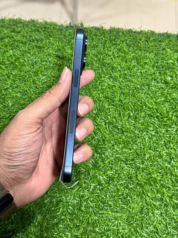 iPhone 15 pro max 256gb blue titanium non pta JV new 0 cycle count 1