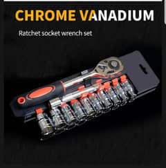 Rachet spoket spanner set 12 pcs