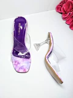 fancy women's purple heels