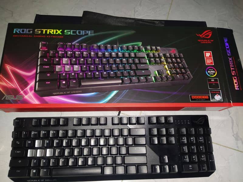 Asus rog strix scope cherry mx red 0