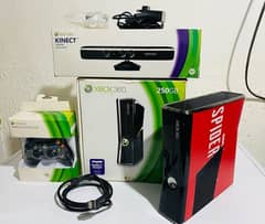 XBOX 360 {SPIDER EDITION} BOX KINECT (JAILBKEAK) (LIMITED EDITION)