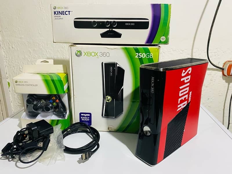 XBOX 360 {SPIDER EDITION} BOX KINECT (JAILBKEAK) (LIMITED EDITION) 7