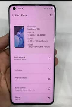 One plus 9 pro Dual sim PTA approved With charger