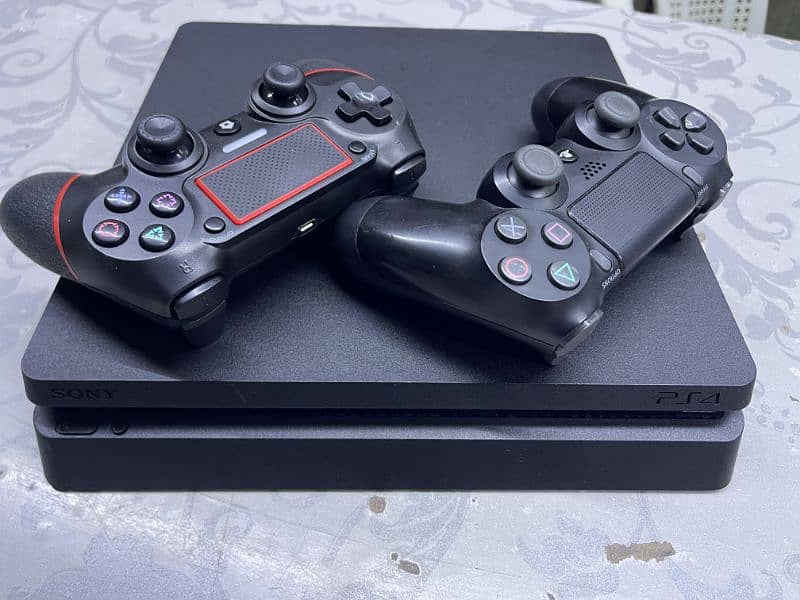 PS4 Slim jailbreak 11.00 500GB 2 controller 2