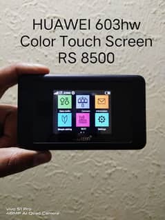 HUAWEI 603hw Color Touch Screen