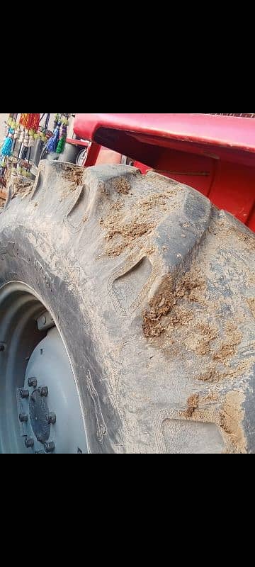 Massey 385  Tractor 2 tyres in good condition 2