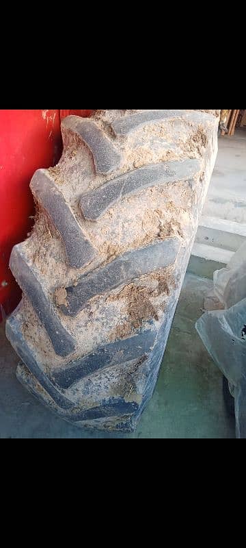 Massey 385  Tractor 2 tyres in good condition 3