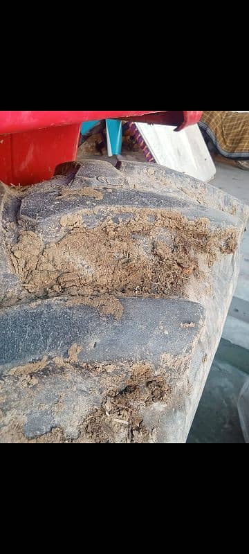 Massey 385  Tractor 2 tyres in good condition 9