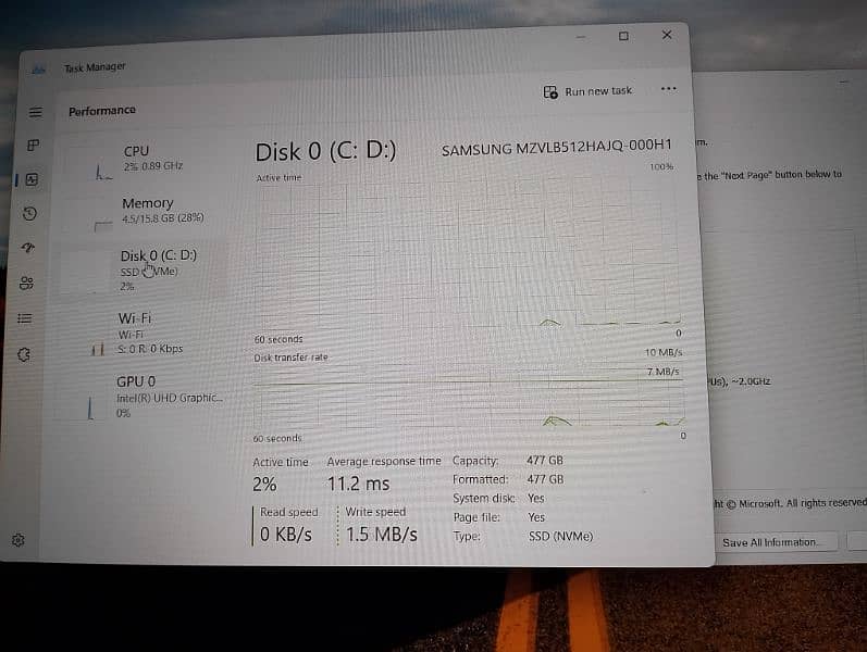 HP EliteBook 850 G5 i7 8th 16 gb / 512nvme SSD 9