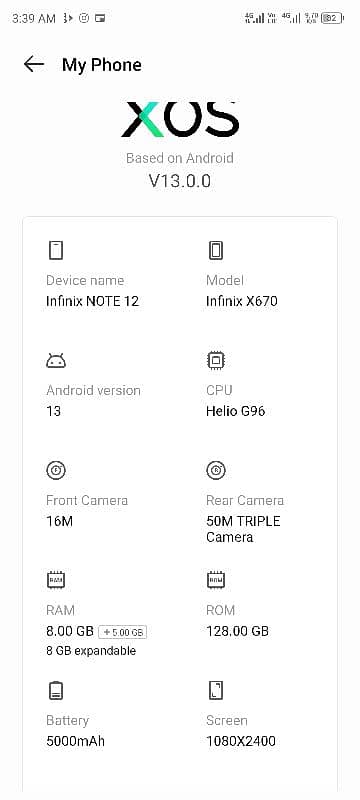 Infinix Note 12 brand new 4