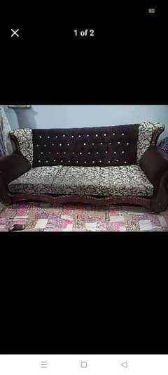 7seater sofa set for sale with cover