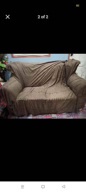 7seater sofa set for sale with cover 1