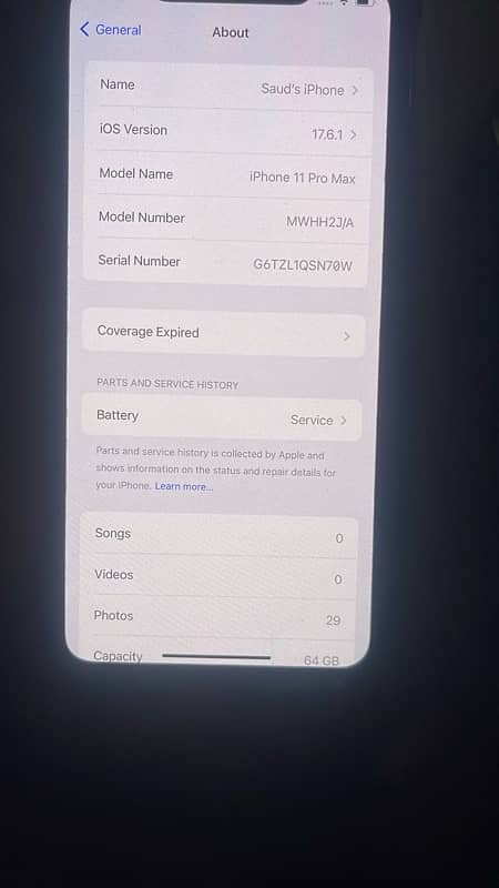 Iphone 11 pro Max pta approved 64GB 9