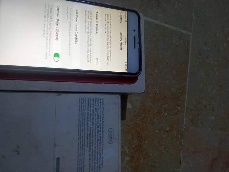 iphone 7plus 256gb pta approved with box 10