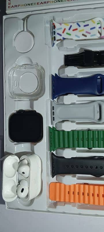 smart watch 7 strap air pod pro box pack calling watch 7