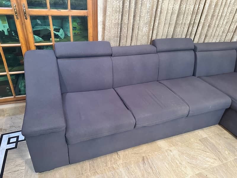 6-seater L shaped sofa 3