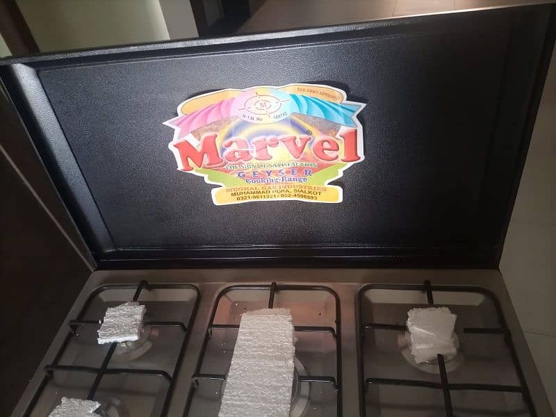 Brand new kitchen marvel stove 2