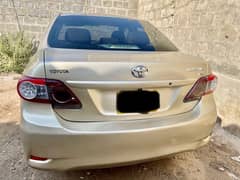 Toyota Corolla XLI 2013 in good condition with it’s own engine .