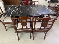 6 seater dining table