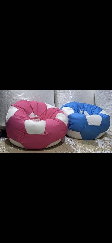 Football bean bag/sofa/leg rest/parachute/cum bed/rexene/beanbags 6