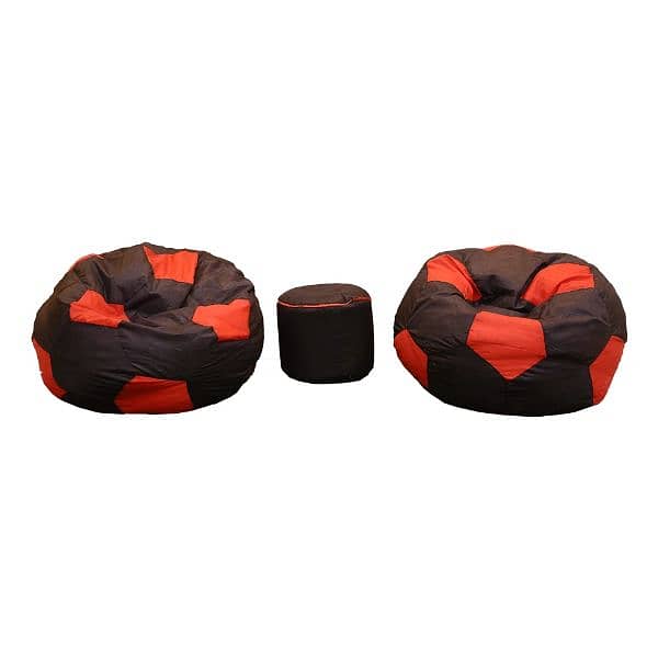 Football bean bag/sofa/leg rest/parachute/cum bed/rexene/beanbags 7