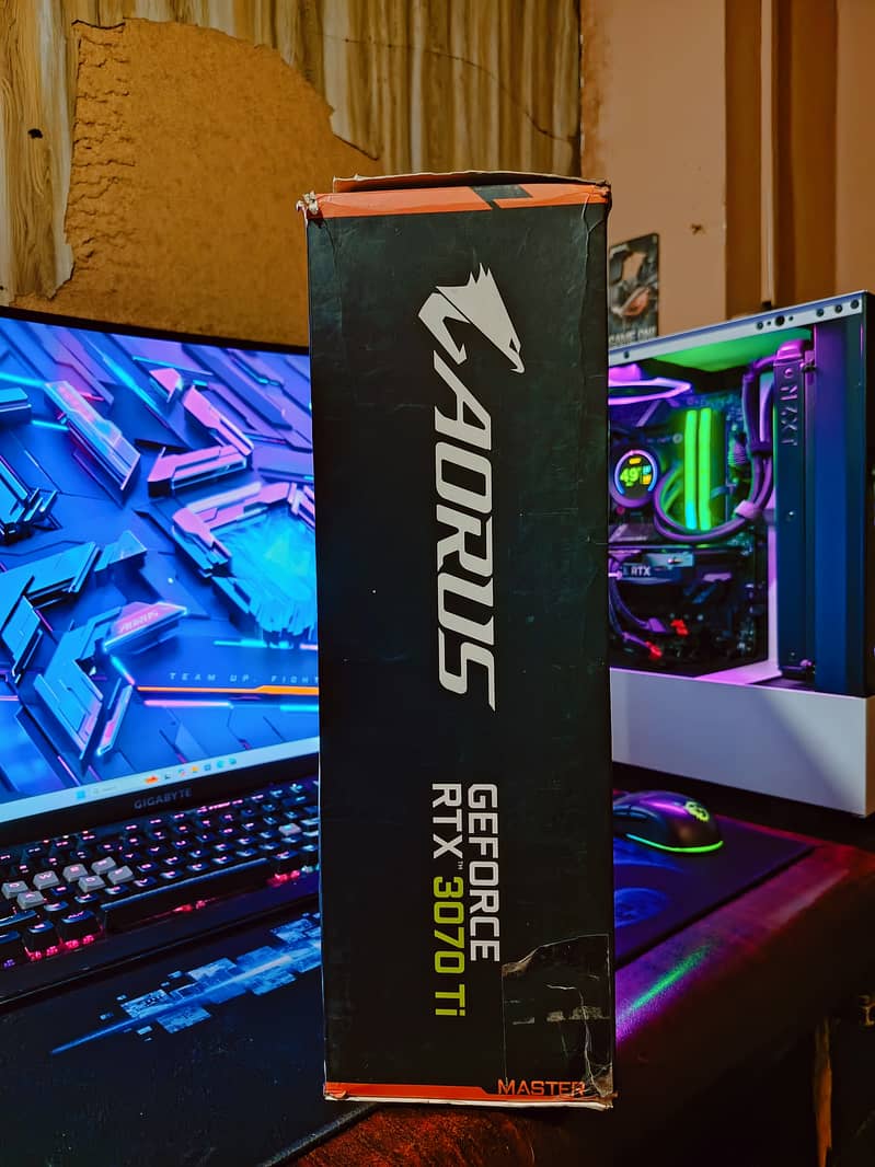 Premium Nvidia Aorus master rtx 3070ti 8GB Gddr6x 256bit Gpu 10/10 1