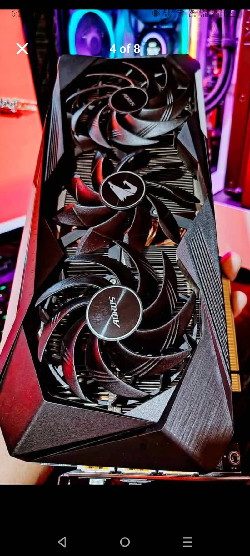 Premium Nvidia Aorus master rtx 3070ti 8GB Gddr6x 256bit Gpu 10/10 2