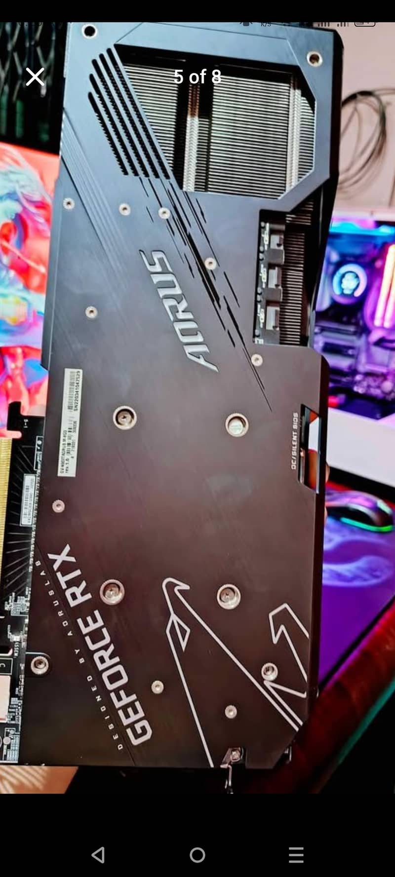 Premium Nvidia Aorus master rtx 3070ti 8GB Gddr6x 256bit Gpu 10/10 3