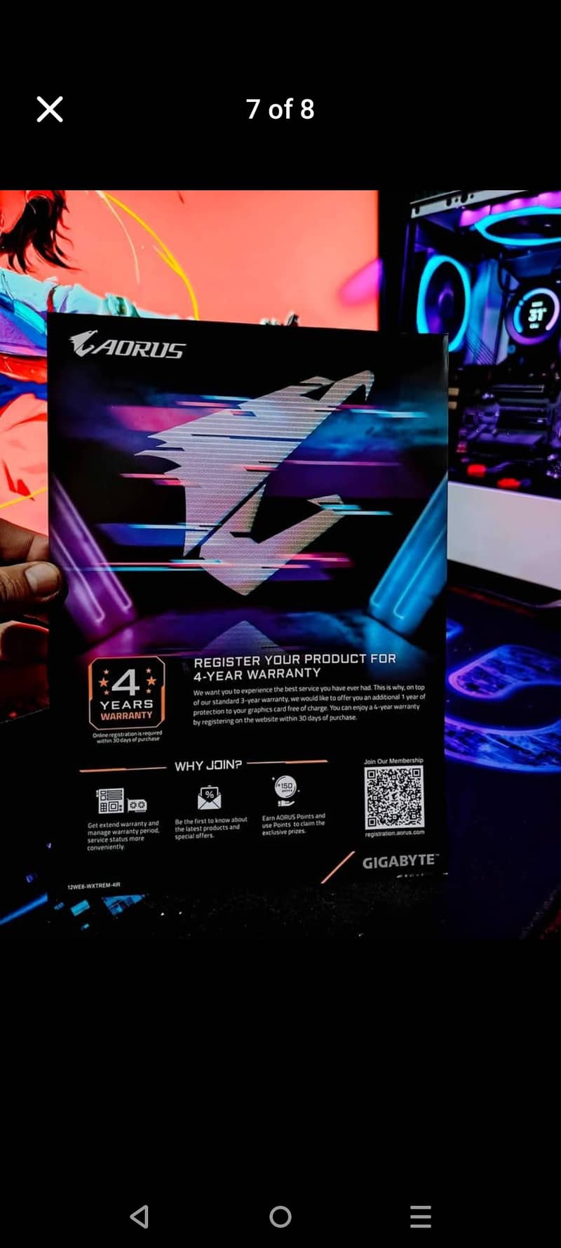 Premium Nvidia Aorus master rtx 3070ti 8GB Gddr6x 256bit Gpu 10/10 5