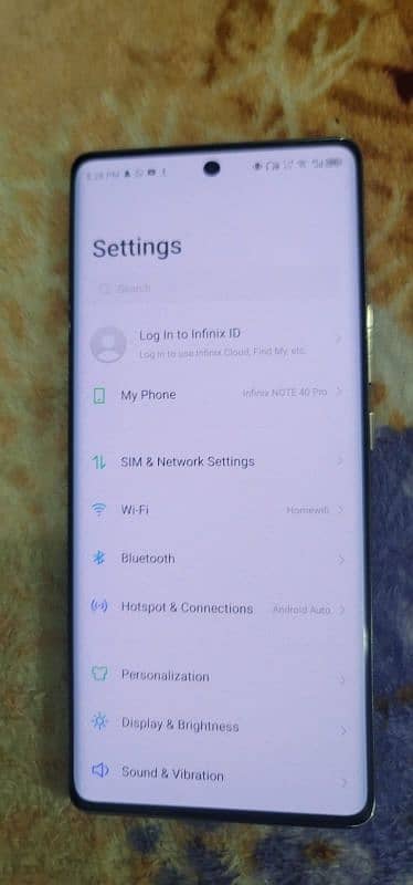 infinix note 40 pro brand new condition 4