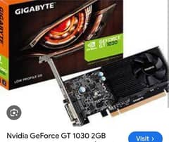 Nvidia Gtx 1030 2 gb graphics card