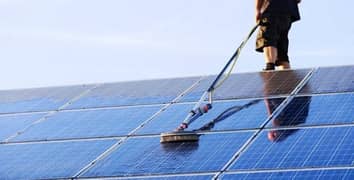 labour job solar cleaning service