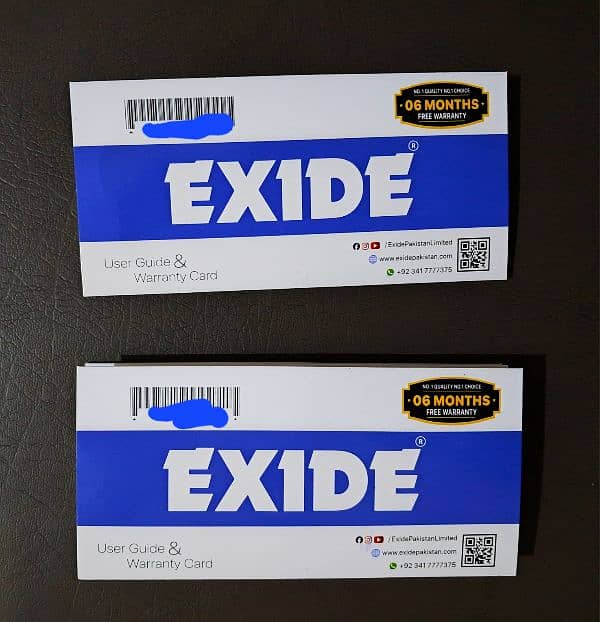 Exide HP 230 Deep Cycle (2 Batteries) 1