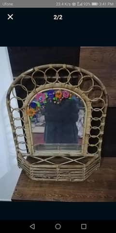 Decorated mirror