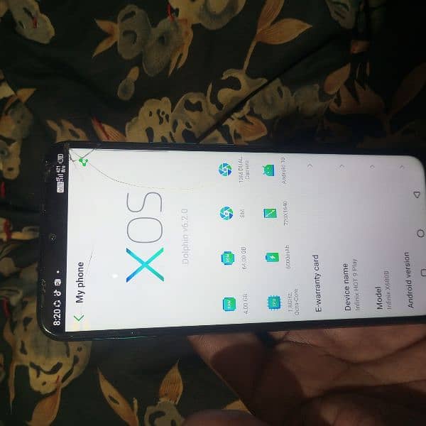 Infinix hot9 play 4/64Gb 302/45/82/536 0