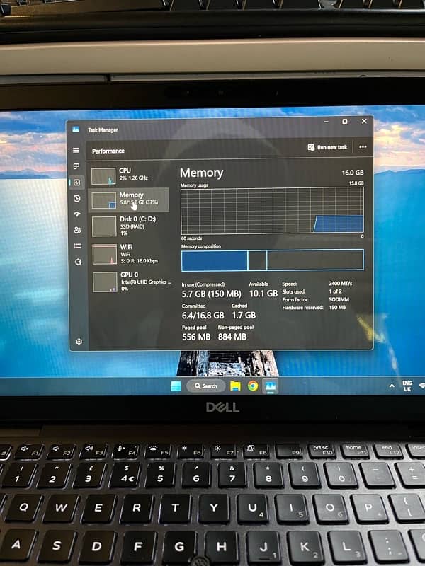 Dell Latitude 5400 Ci5 8th Generation 16gb ram 512gb ssd 4