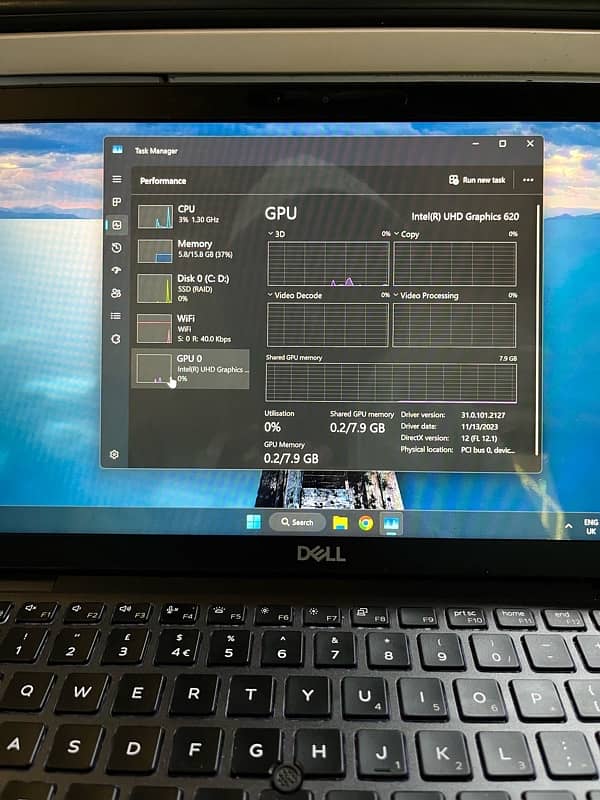 Dell Latitude 5400 Ci5 8th Generation 16gb ram 512gb ssd 6