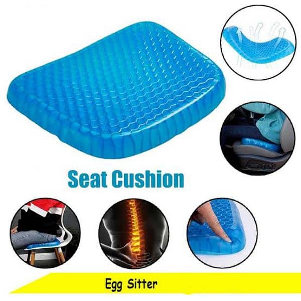 Egg Sitter Cushion Honey Comb Design with No-Slip Cover 4